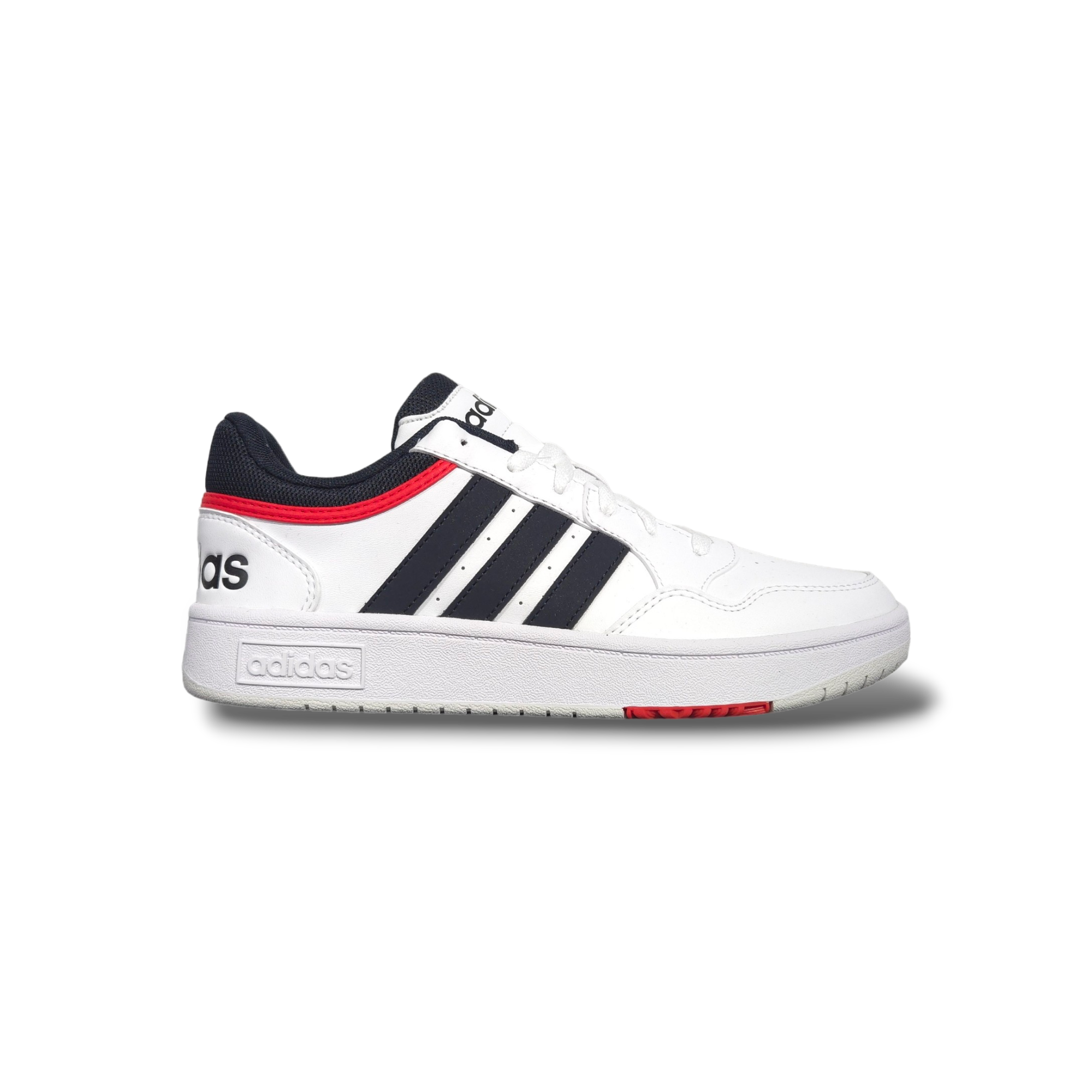 ADIDAS HOOPS 3.0 WHITE NAVY RED